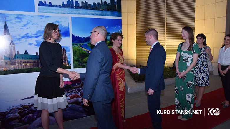 Fotoğraflarla Erbil’de ‘Kanada Günü’